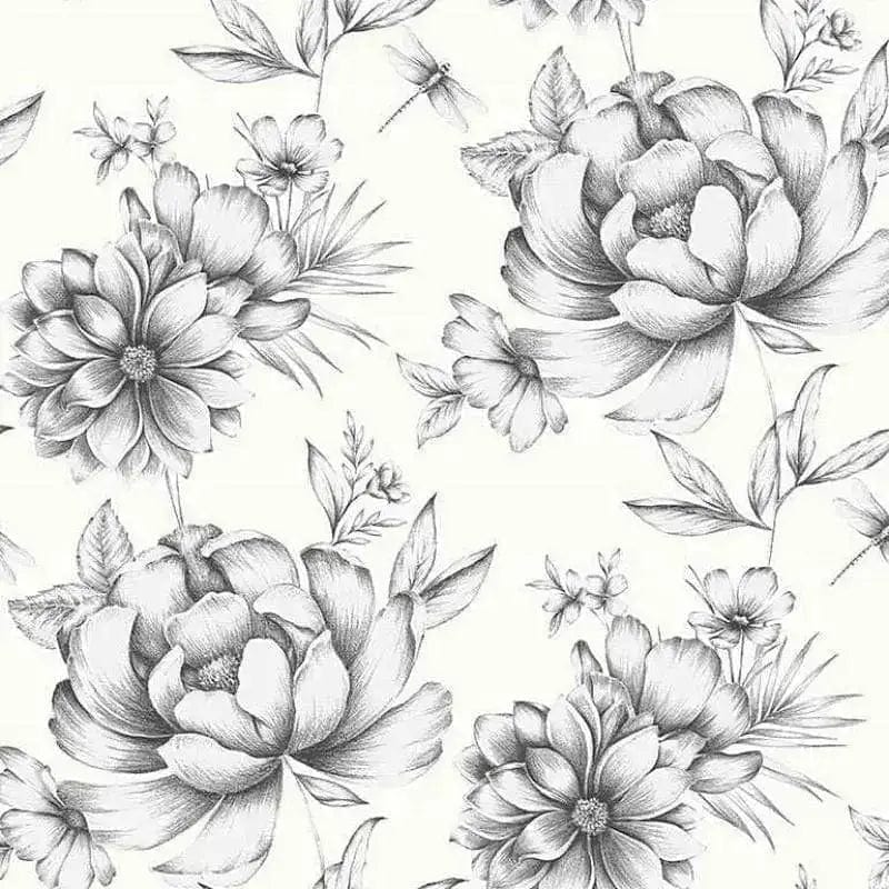 Buttercup - Small Floral - Cream Timeless Treasures 