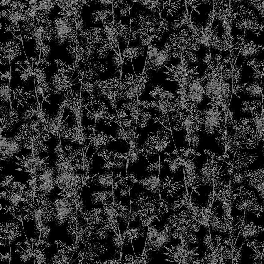 Graphite - Delicate Dandelion Stems Black FLEUR-CD1813B