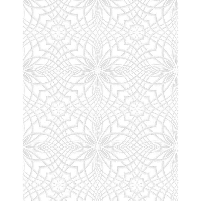 Whiteout- Kaleidoscope White on White Timeless Treasures 