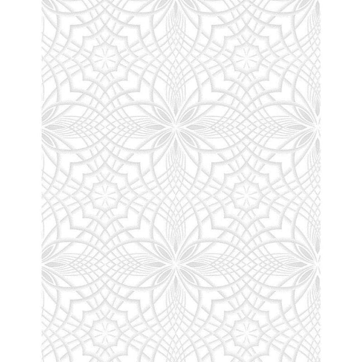 Whiteout- Kaleidoscope White on White Timeless Treasures 