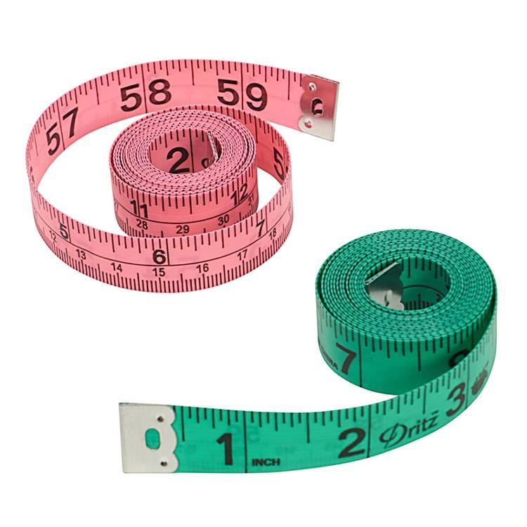 Dritz - 60" Tape Measure - Pink or Green MODA/ United Notions 