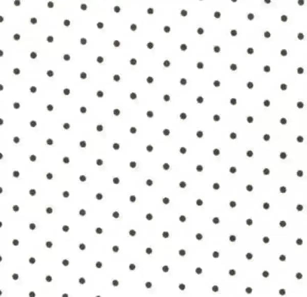 Moda Fabrics - Essential Dots - Dots White Black MODA/ United Notions 