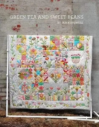 Image of Green Tea and Sweet Beans quilt.