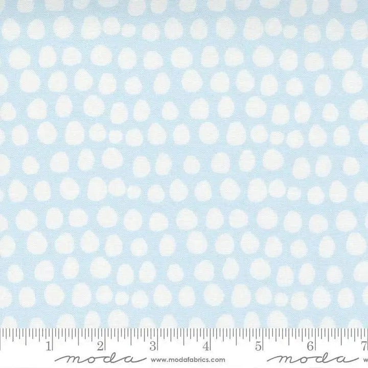 Little Ducklings - Egg Spot Baby Pastel Nursery - Blue MODA/ United Notions 