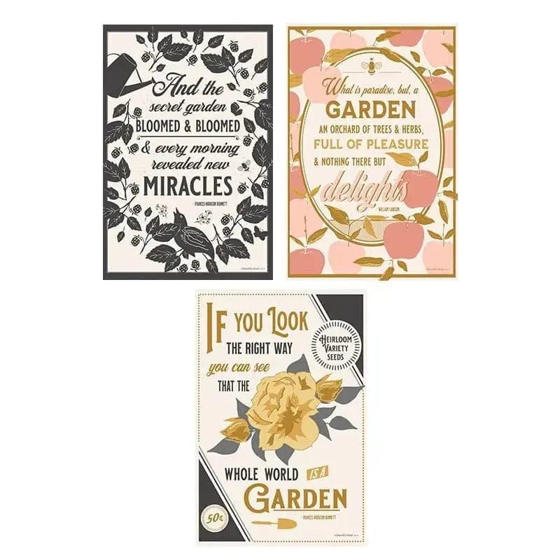 Midnight in the Garden - Designer Tea Towels - set of 3 MODA/ United Notions 