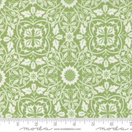 Moda - Christmas Stitched - Tapestry Damask Pine MODA/ United Notions 