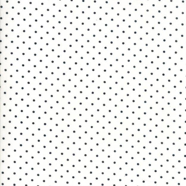 Moda Fabrics - Essential Dots - Dots White Black MODA/ United Notions 