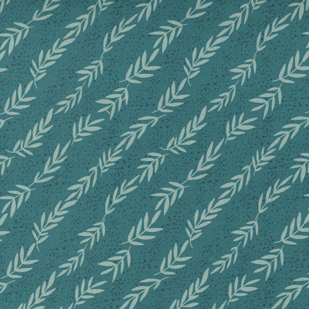 Moda - Songbook A New Page -  Reaching Vines Dark Teal MODA/ United Notions 