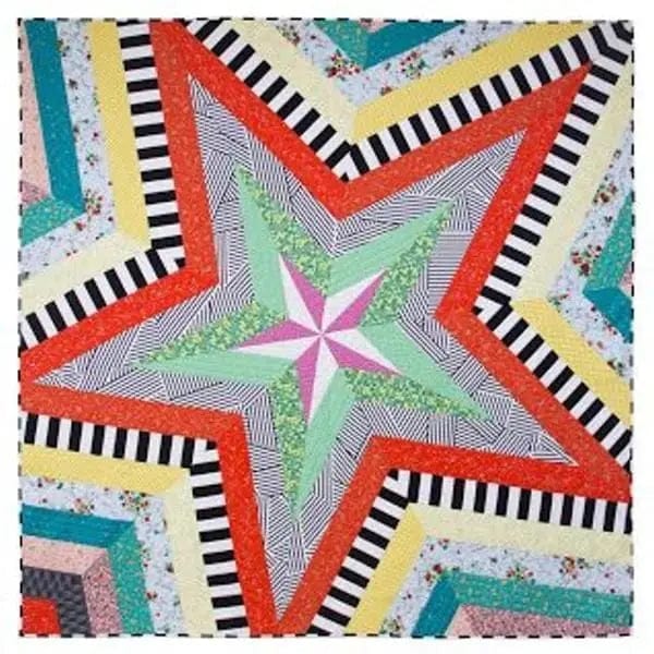 Star Storm Quilt Pattern - Stitchin Heaven