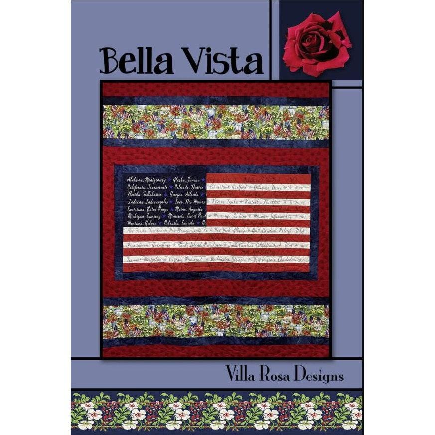 Villa Rosa Postcard - Bella Vista Quilt Pattern Villa Rosa Designs 