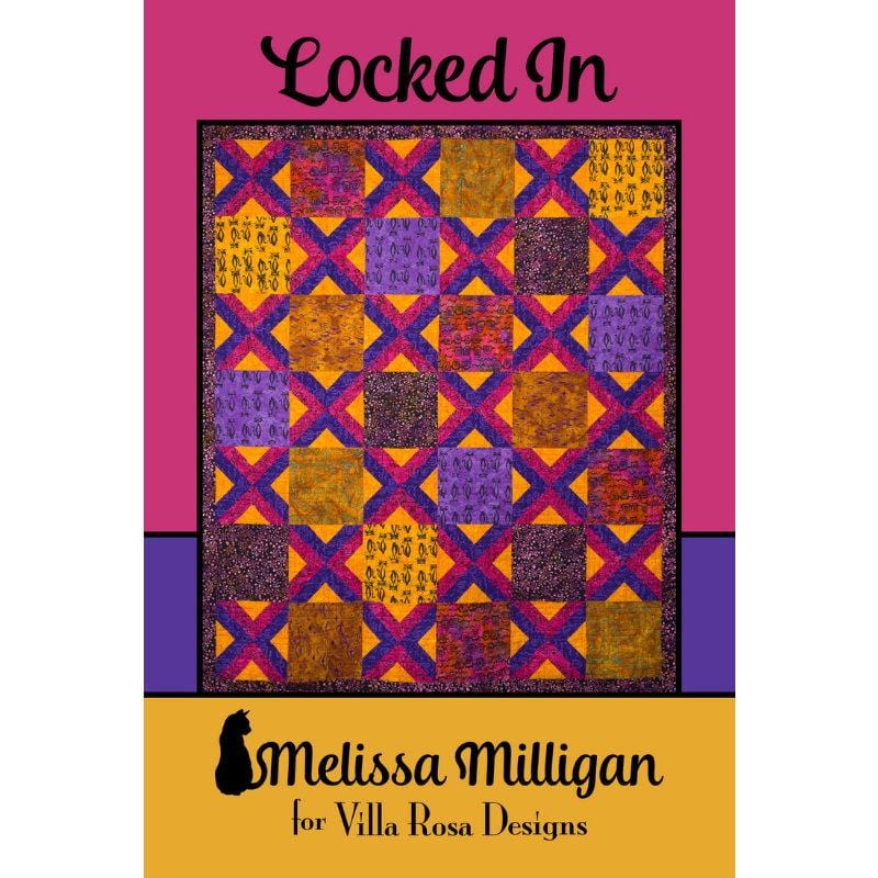 Villa Rosa Postcard - Locked In Quilt Pattern Villa Rosa Designs 