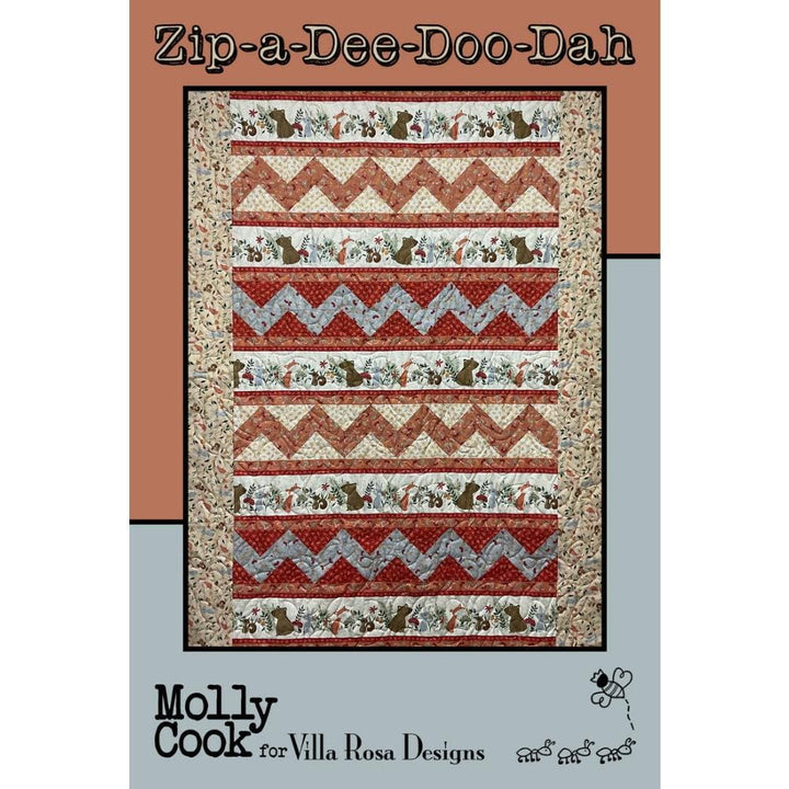 Villa Rosa Postcard - Zip-a-Dee-Doo-Dah Quilt Pattern 609670631844