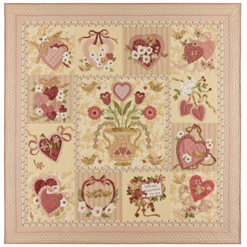 Vintage Valentine Quilt Pattern Vintage Spool 