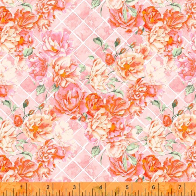 Between Friends - Rambling Rose - Blush Windham Fabrics 