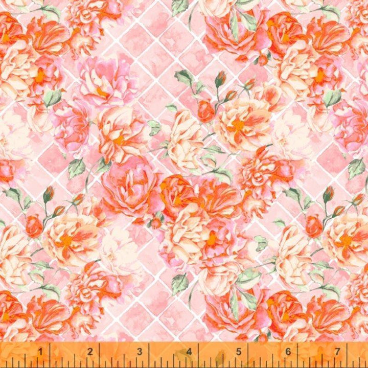 Between Friends - Rambling Rose - Blush Windham Fabrics 