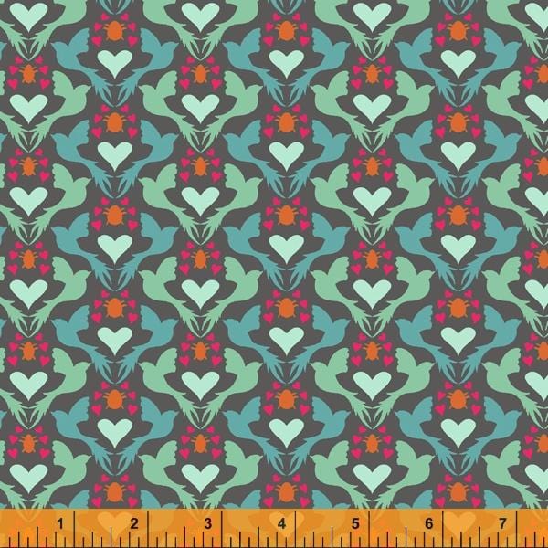 Eden - Dovelove Grey Windham Fabrics 