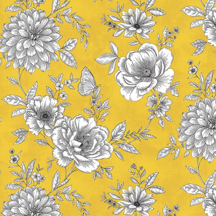 Belle - Enchanted Garden Yellow 53435-1