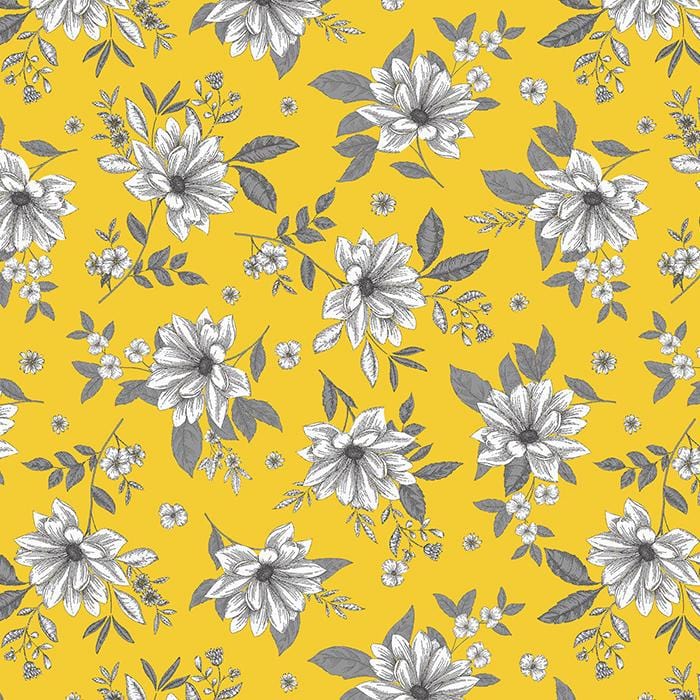 Belle - Floral Fantasy Yellow 53436-1