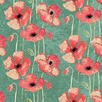 Poppy - Poppy Field Teal 53454-3