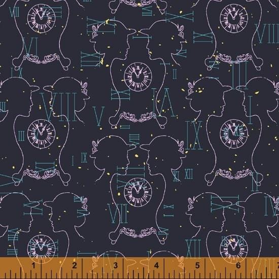 Windham Fabrics - Clueless - Clockwork Midnight Windham Fabrics 