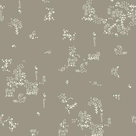Windham - Jaye Bird - Little Doodles Grey Windham Fabrics 
