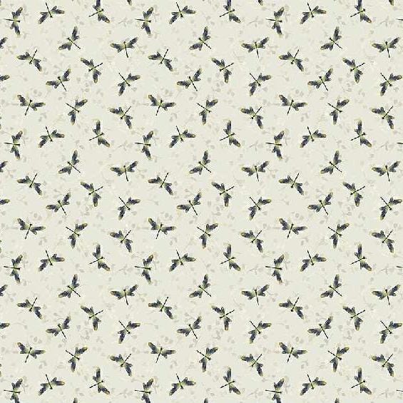 Windham - Secret Garden - Dragonfly Khaki Windham Fabrics 