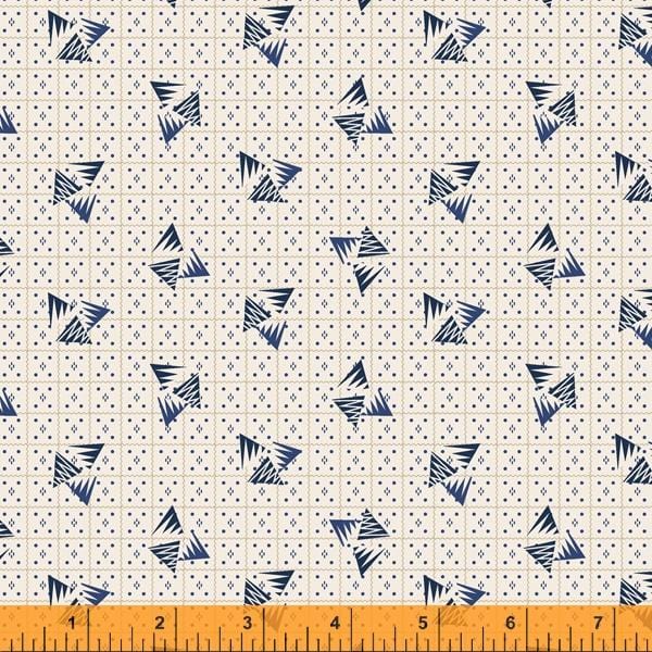 Lexington - Triangles Cream Windham Fabrics 