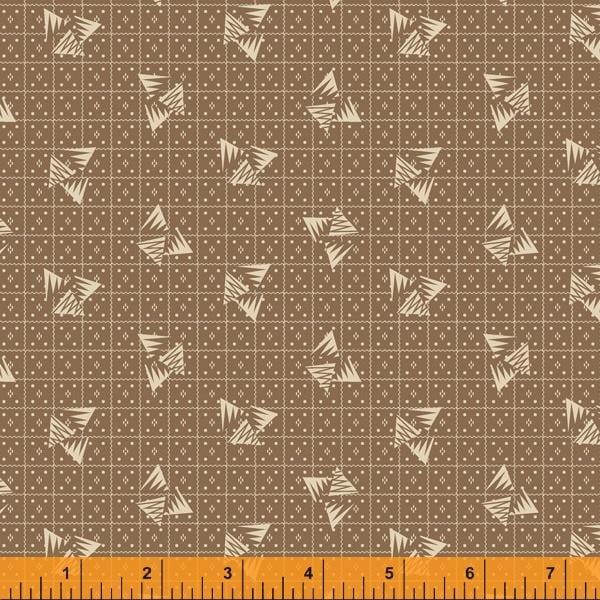 Lexington - Triangles Tan Windham Fabrics 